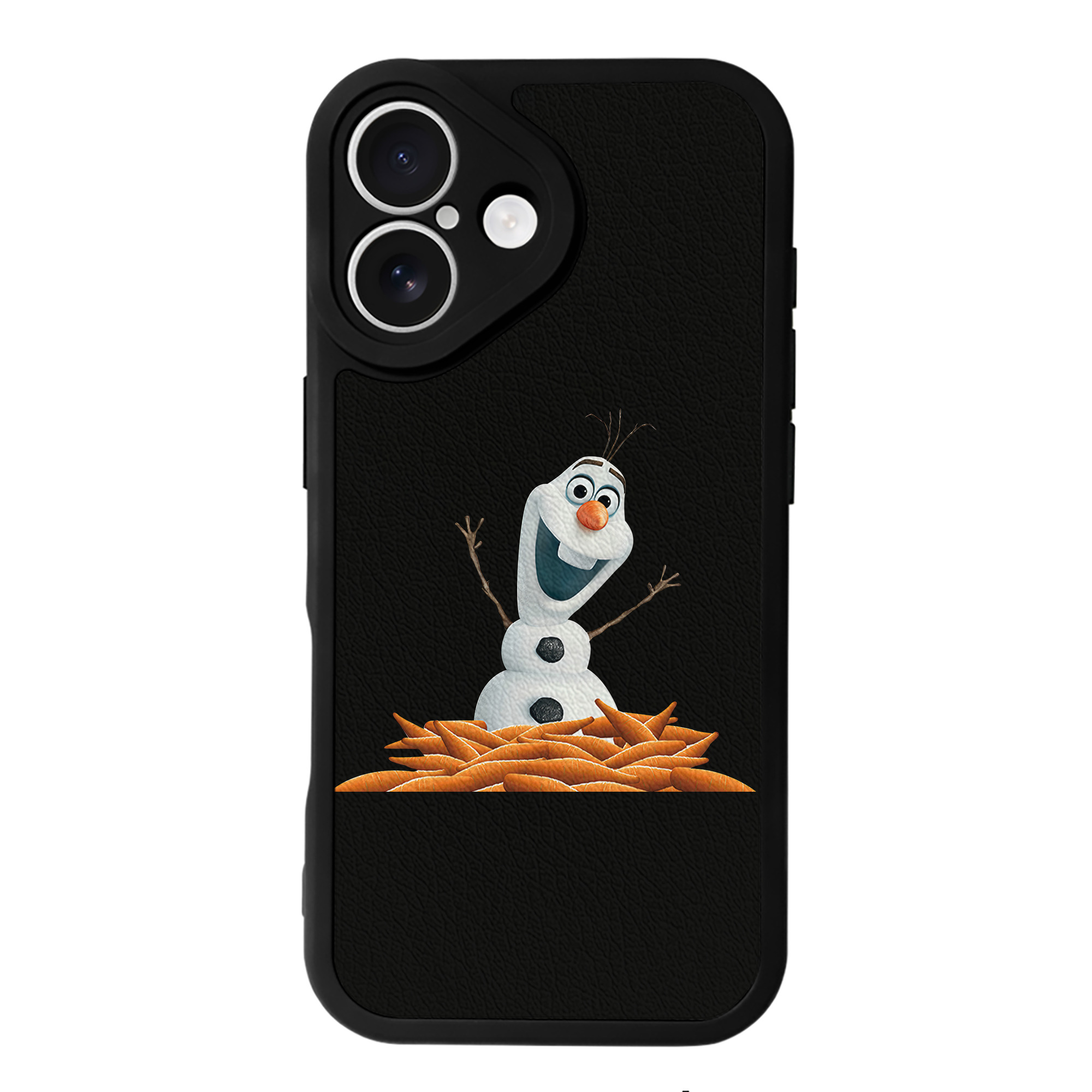 （画像用） アナと雪の女王 アンナ エルサ Frozen Anna Elsa 【iPhone 16シリーズ対応】シリコンスマホケース（レザー調） 材質：シリコン